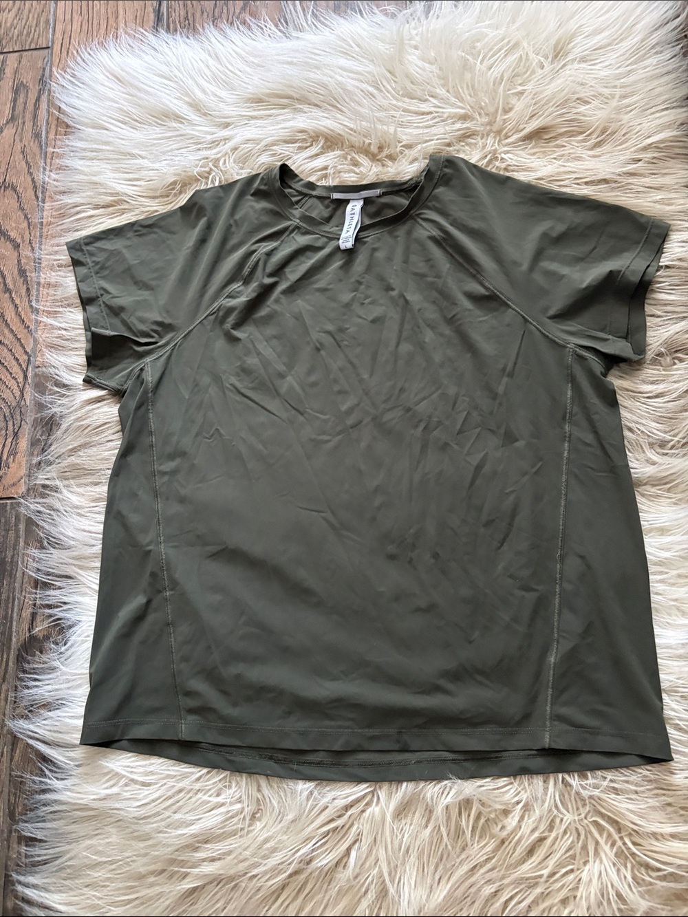 Athlete run short sleeve sz Large
